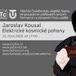 Jaroslav Kousal: Elektrické kosmické pohony, 16. října 2020