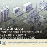 Leona Žůrková: Superpočítač použil Paralelní útok! - Je to super efektivní! (29. května 2026 – Živě Benátská 2, Přírodovědecká fakulta UK, Praha)